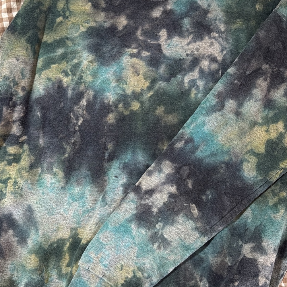 Urban Outfitters Tie-Dye Jacket - Black, Green, Blue